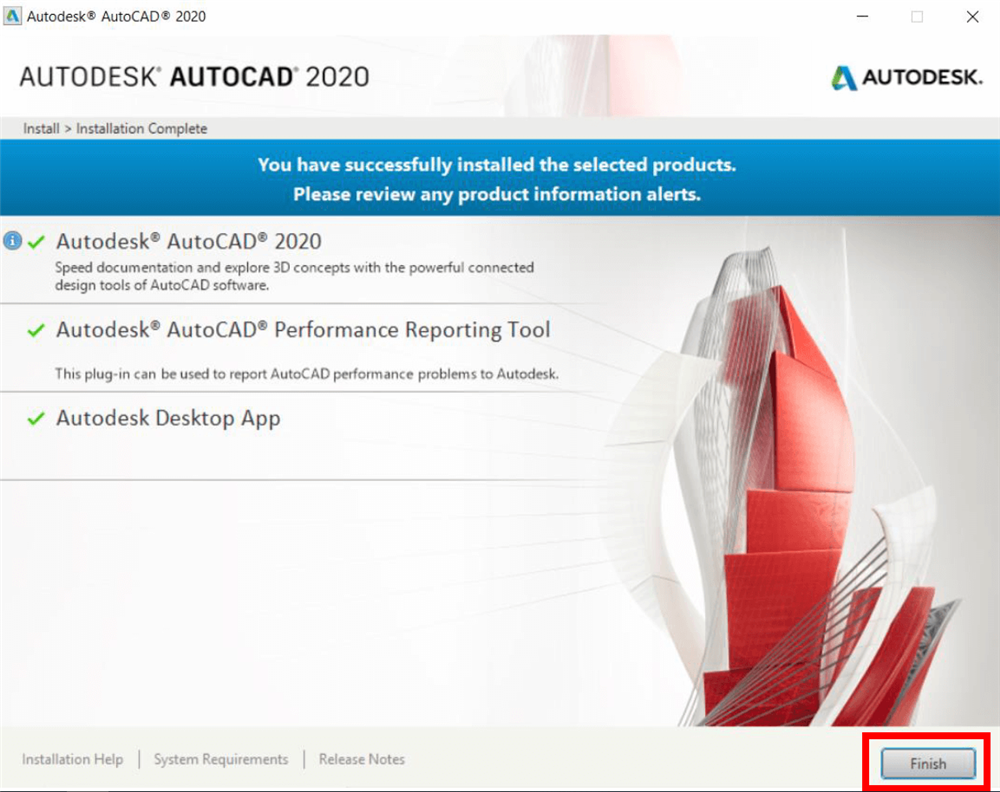autocad is installed